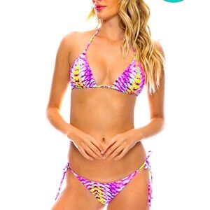 Luli fama Vibrant Bikini Top